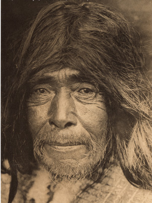 A NOOTKA MAN EDWARD CURTIS NORTH AMERICAN INDIAN PHOTO